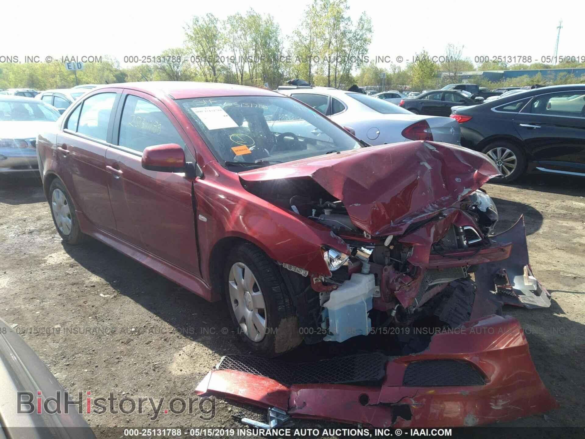 Photo JA32U2FUXBU001055 - MITSUBISHI LANCER 2011