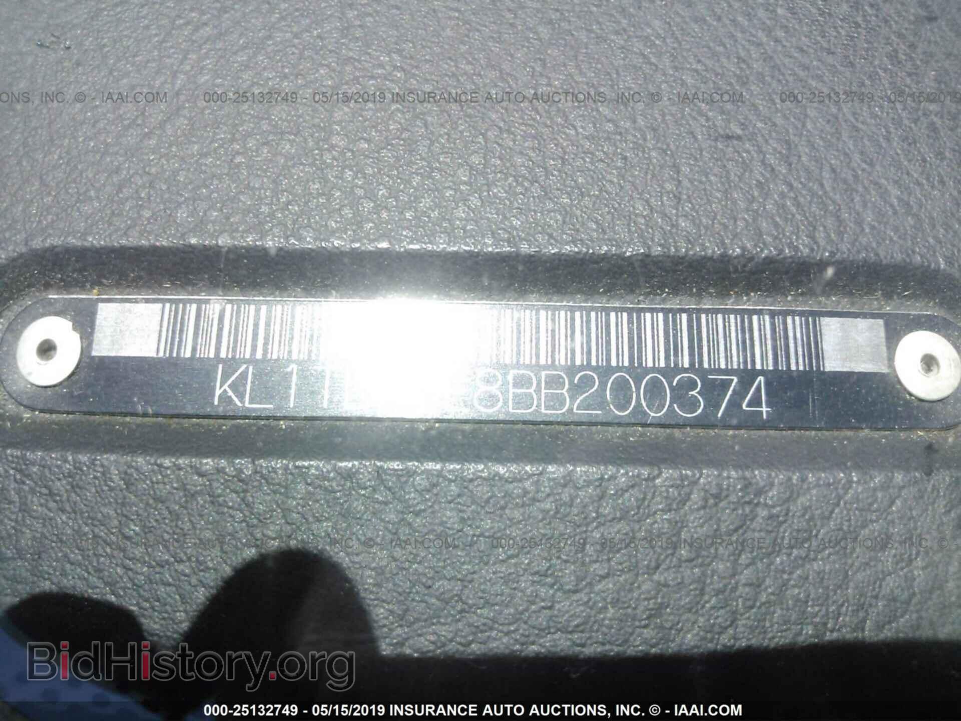 2011 CHEVROLET AVEO - VIN: KL1TD6DE8BB200374 - Фото 9