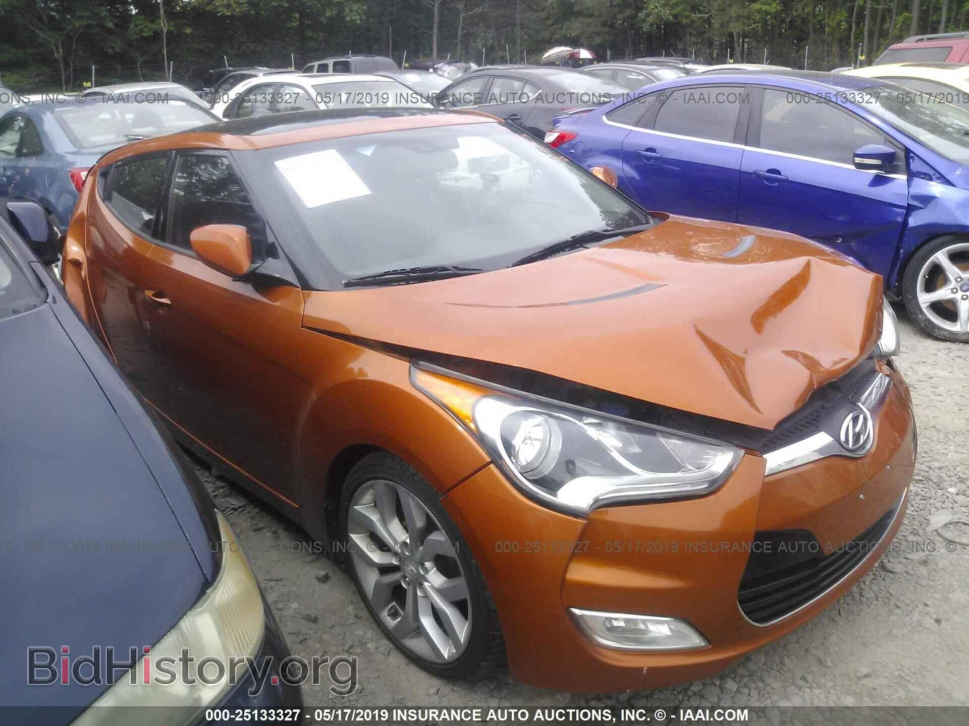 Photo KMHTC6ADXCU047036 - HYUNDAI VELOSTER 2012