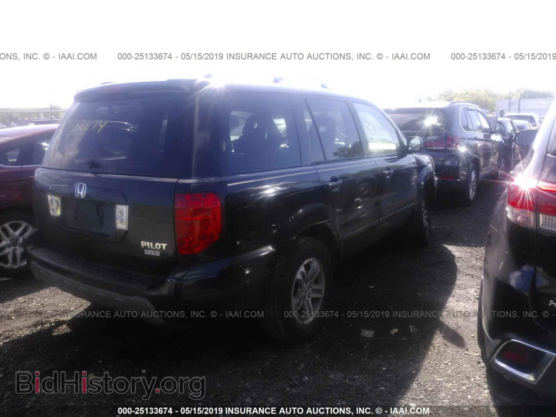 2005 HONDA PILOT - VIN: 2HKYF18625H547331 - Фото 4