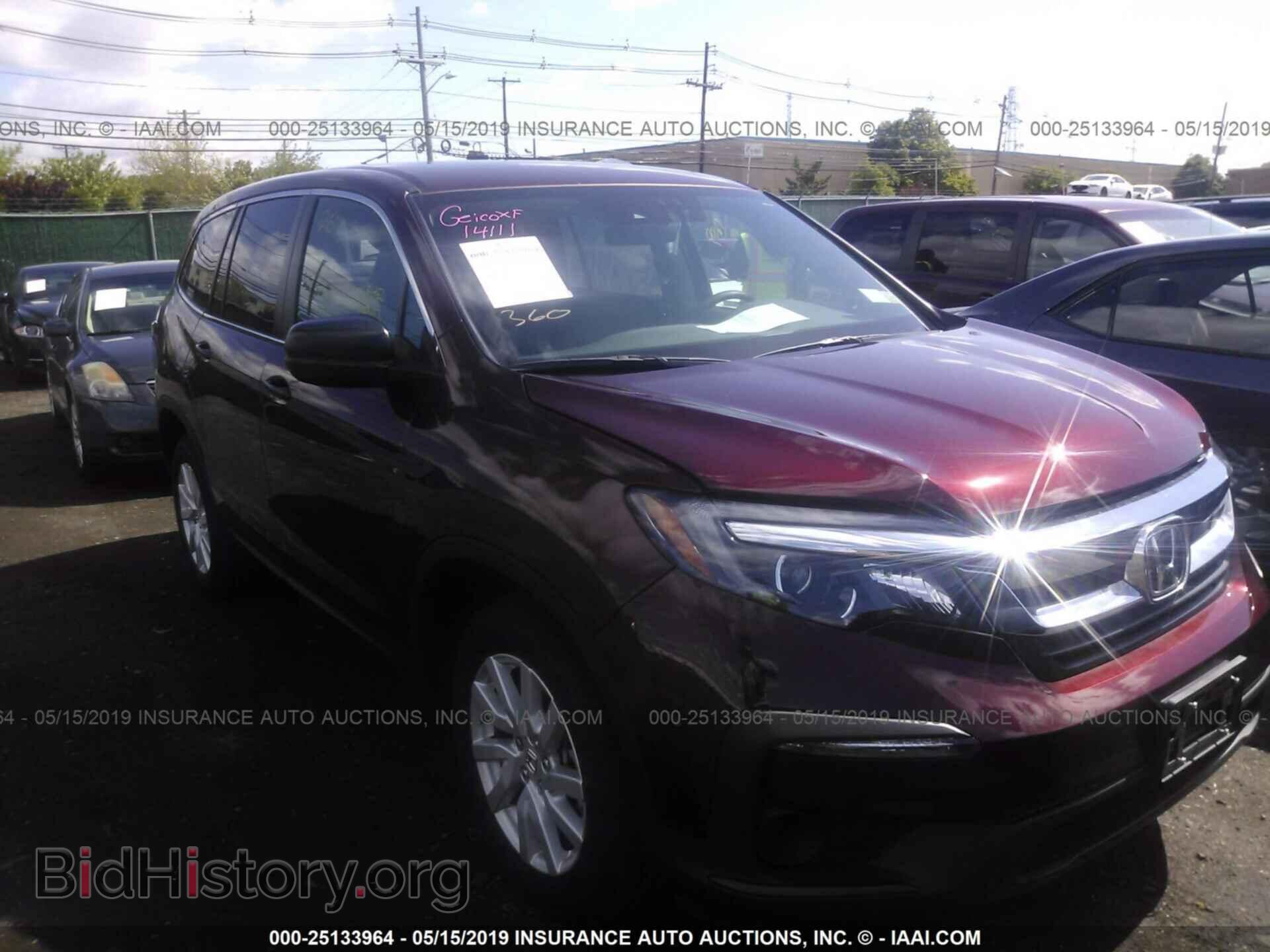 Фотография 5FNYF6H19KB009477 - HONDA PILOT 2019