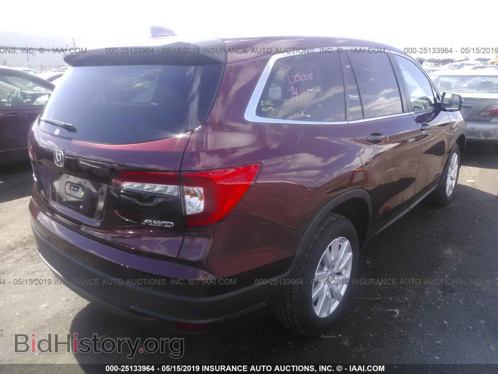 2019 HONDA PILOT - VIN: 5FNYF6H19KB009477 - Фото 4