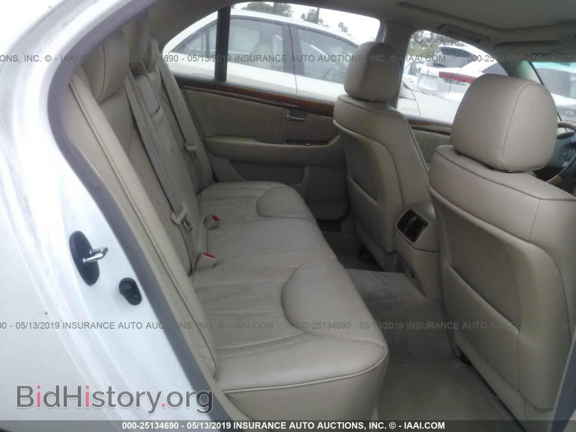 2005 LEXUS LS - VIN: JTHBN36F755022285 - Фото 8
