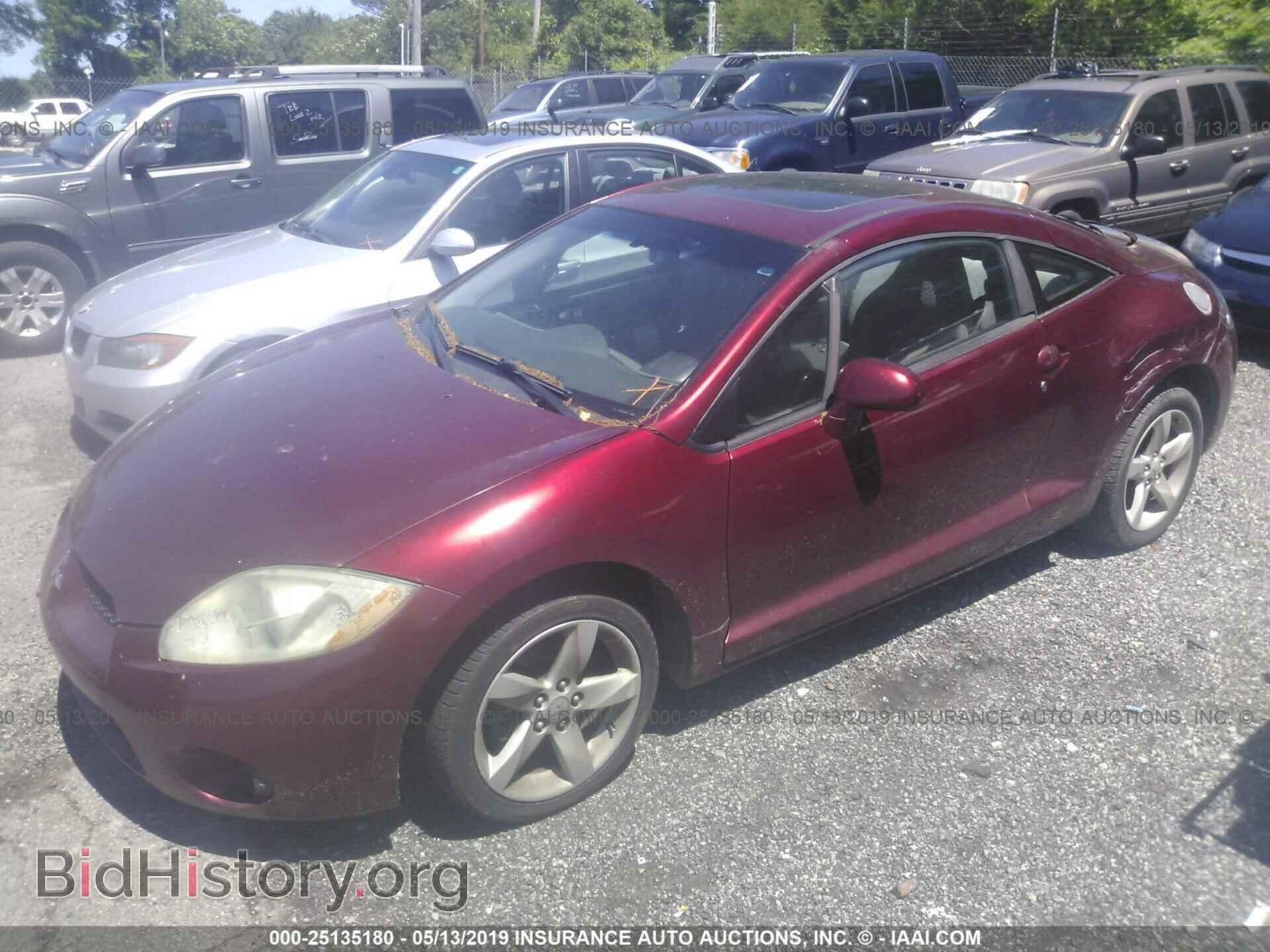 2007 MITSUBISHI ECLIPSE - VIN: 4A3AK24F67E004315 - Фото 2