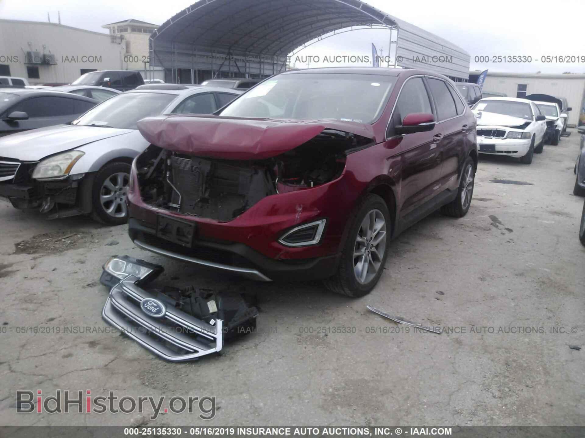 2015 FORD EDGE - VIN: 2FMTK4K99FBB33000 - Фото 2