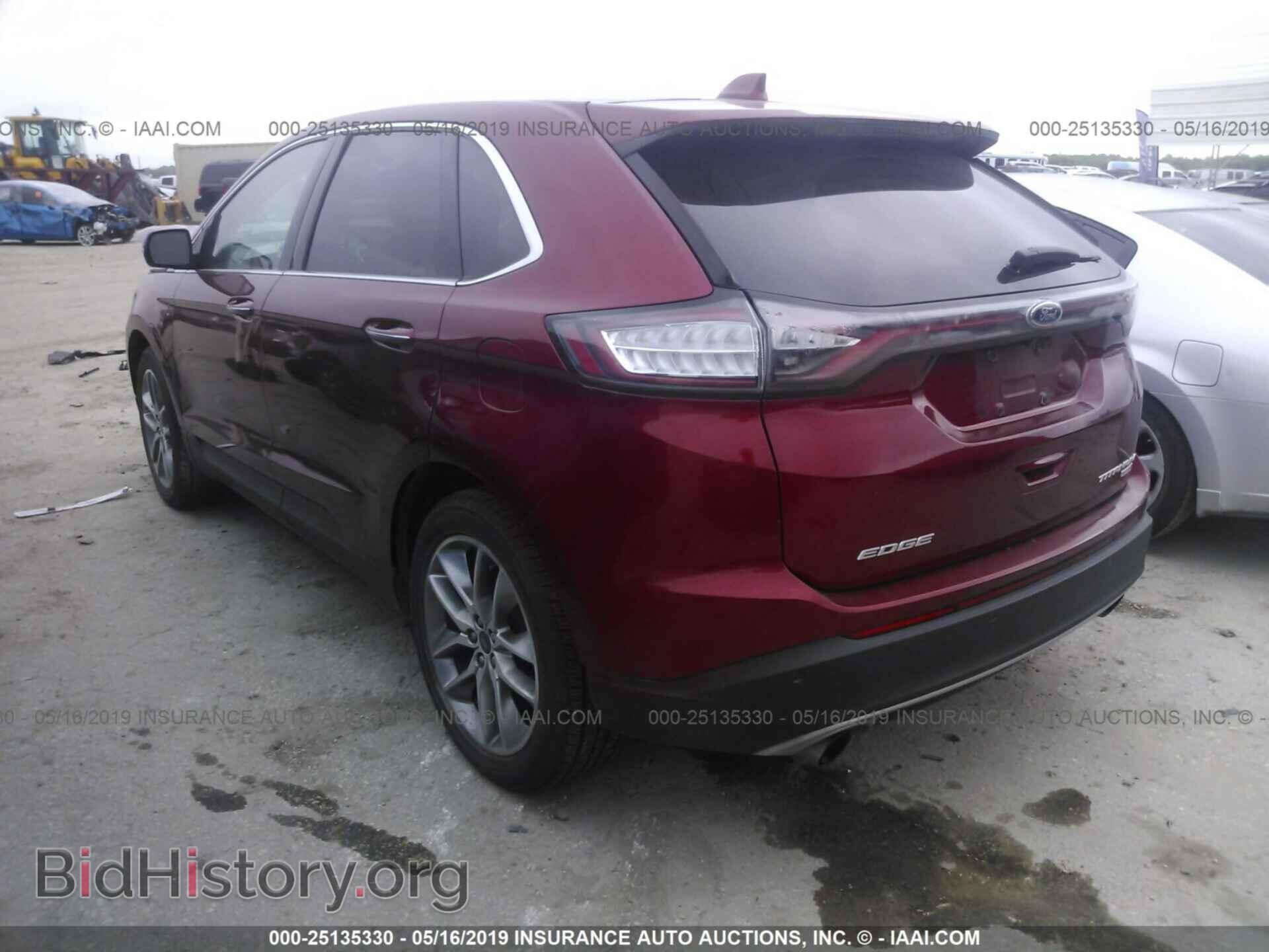 2015 FORD EDGE - VIN: 2FMTK4K99FBB33000 - Фото 3