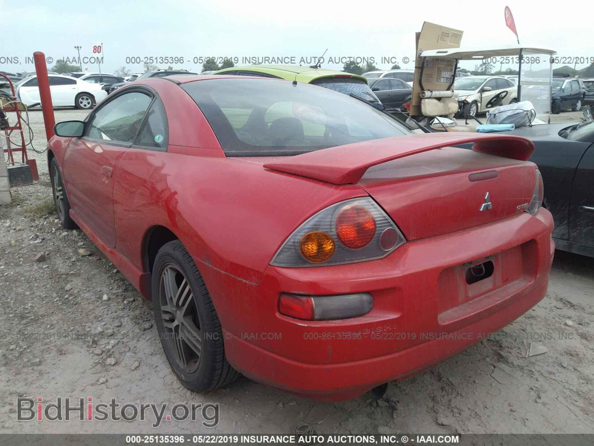 2003 MITSUBISHI ECLIPSE - VIN: 4A3AC74H73E028631 - Фото 3