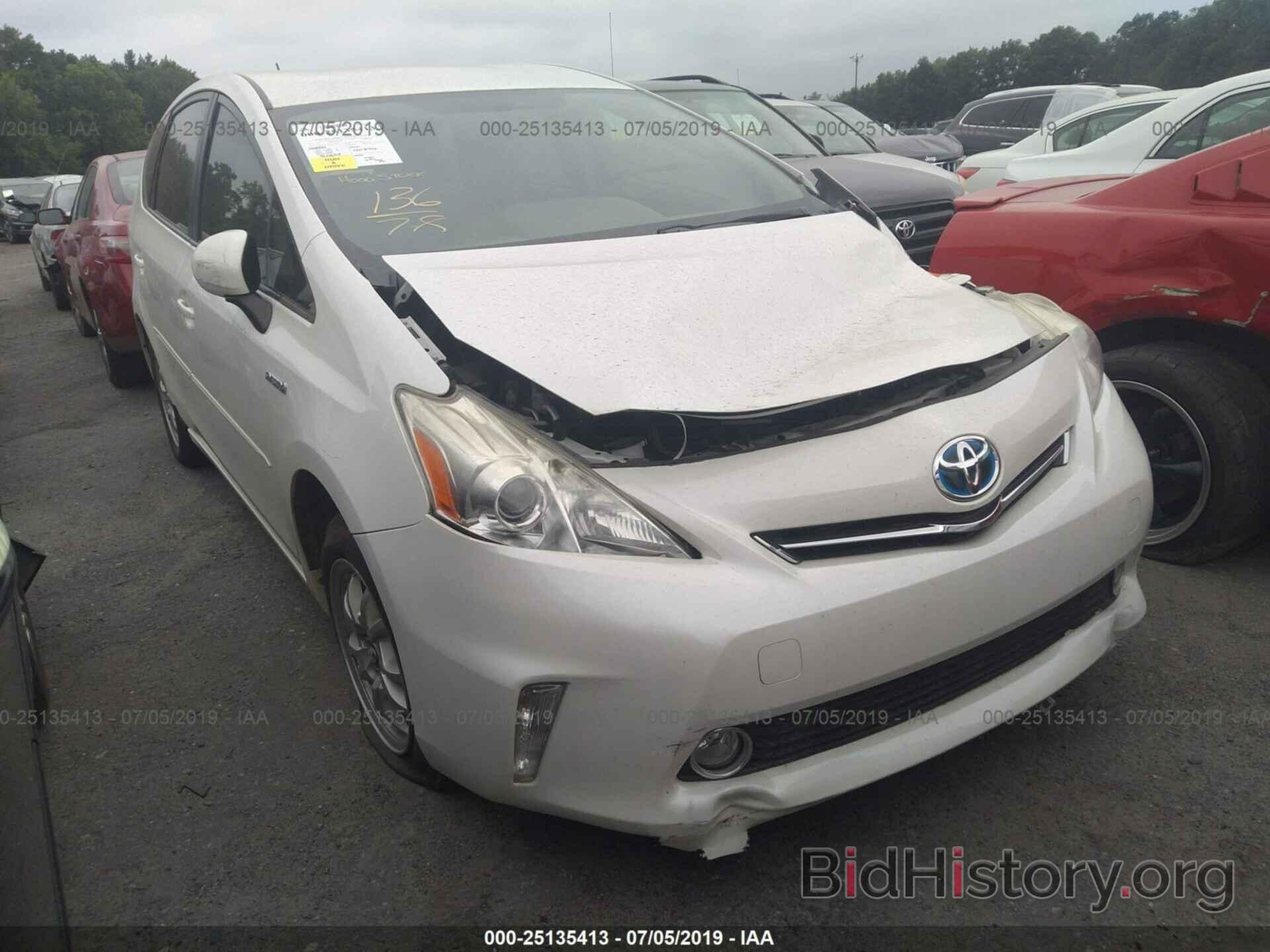 Photo JTDZN3EU7C3131922 - TOYOTA PRIUS V 2012