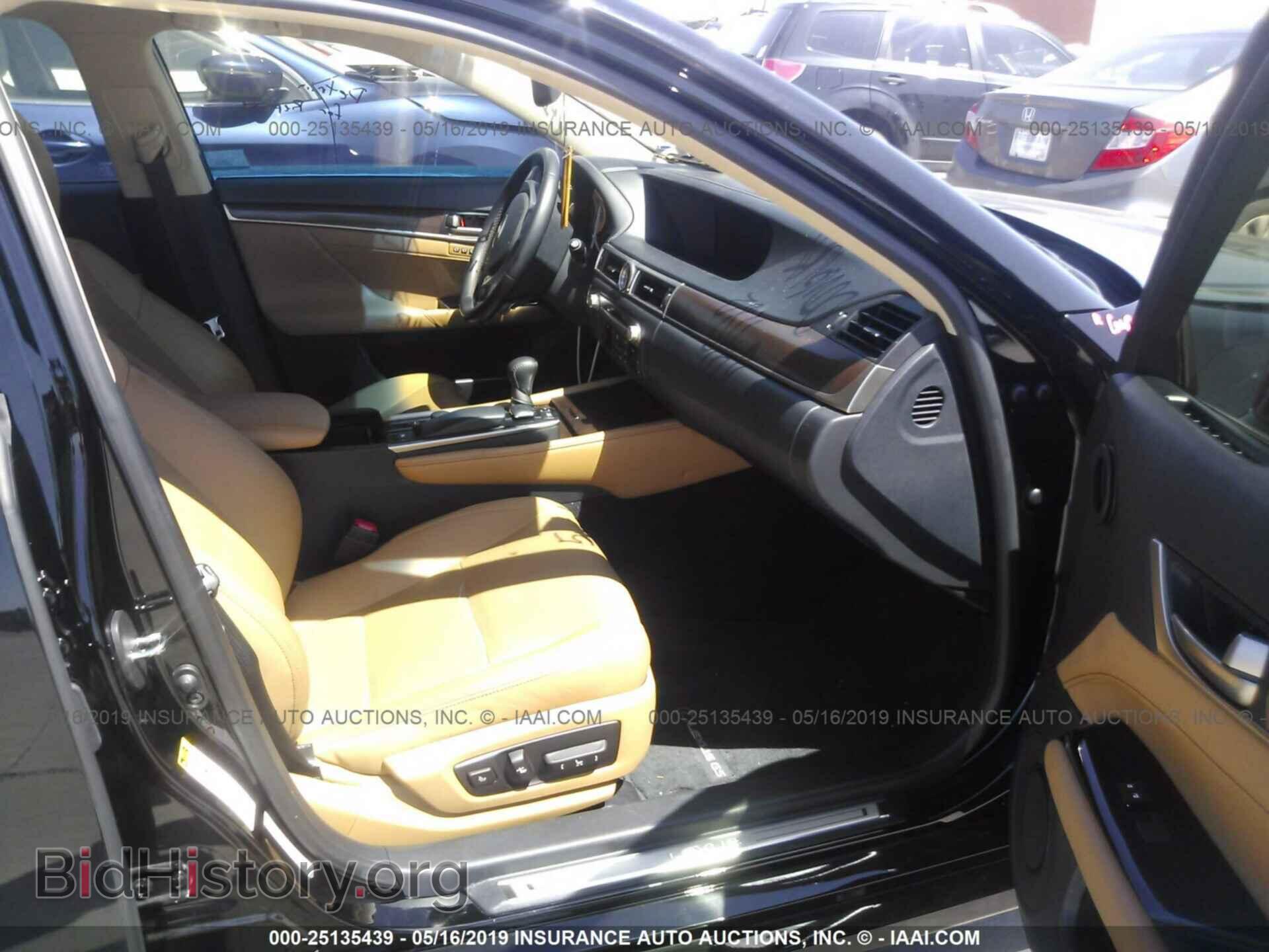 2013 LEXUS GS - VIN: JTHBE1BL2D5022208 - Фото 5