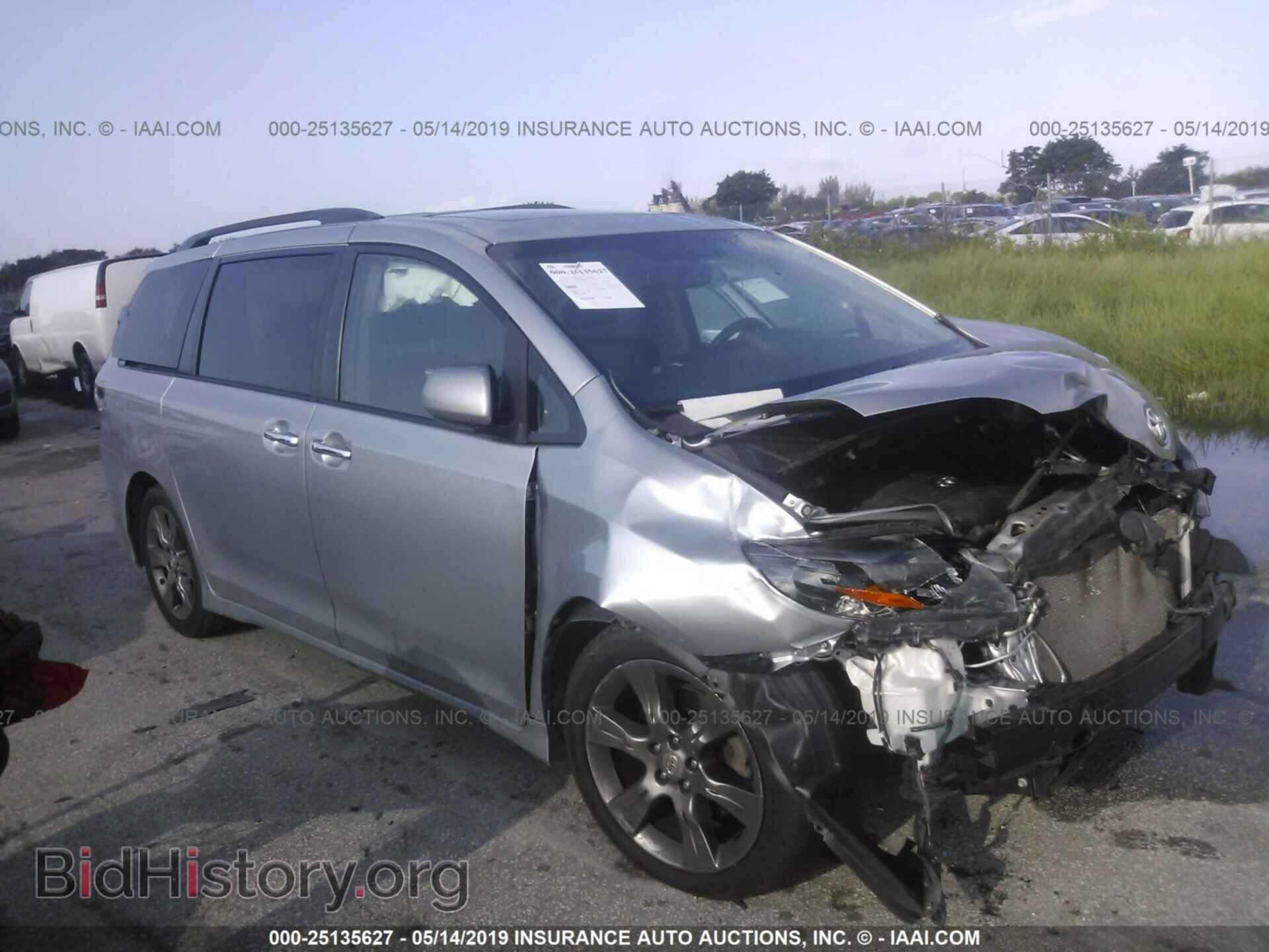 Photo 5TDXK3DC3FS681906 - TOYOTA SIENNA 2015