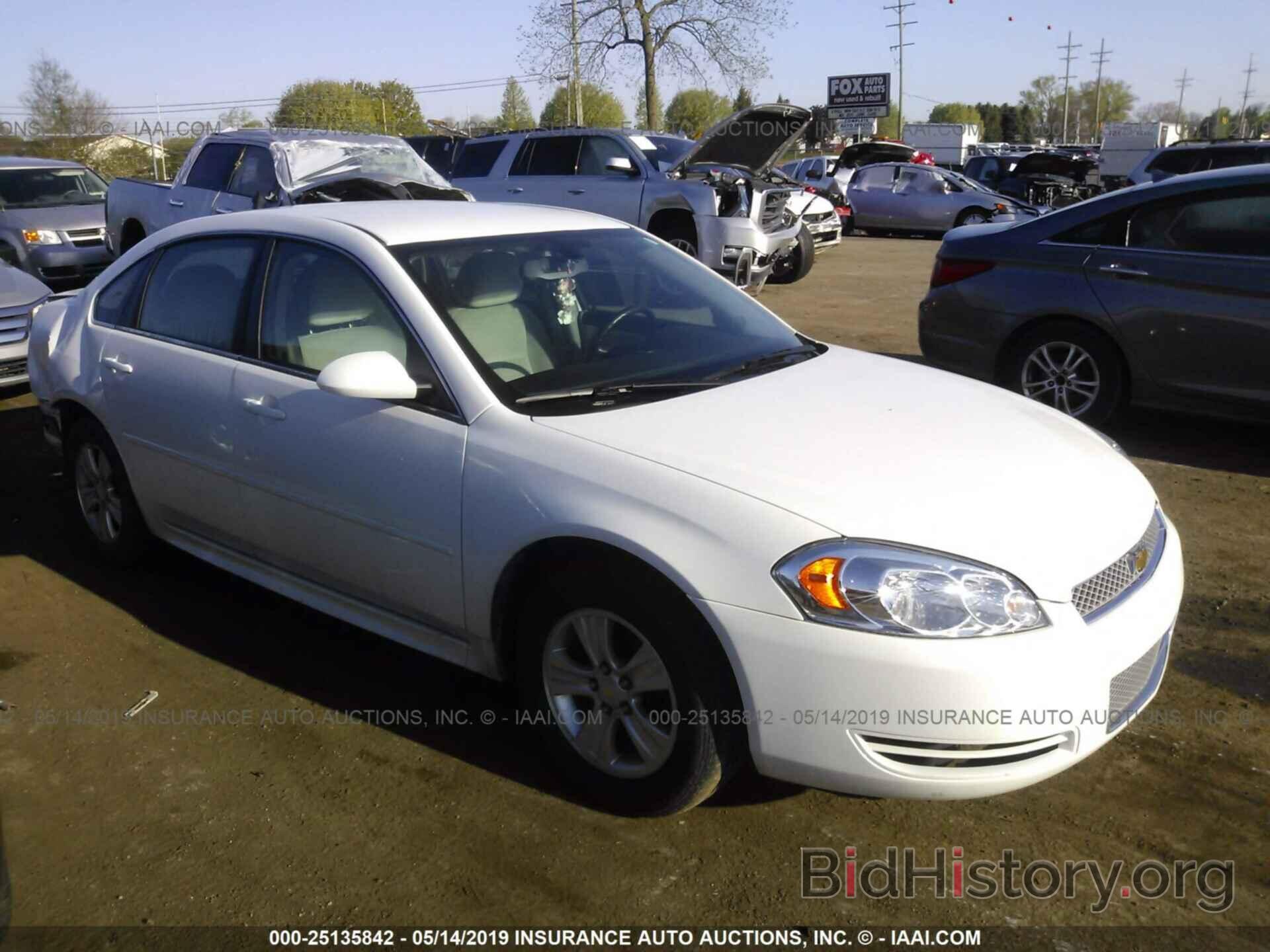 Photo 2G1WF5E33C1203698 - CHEVROLET IMPALA 2012