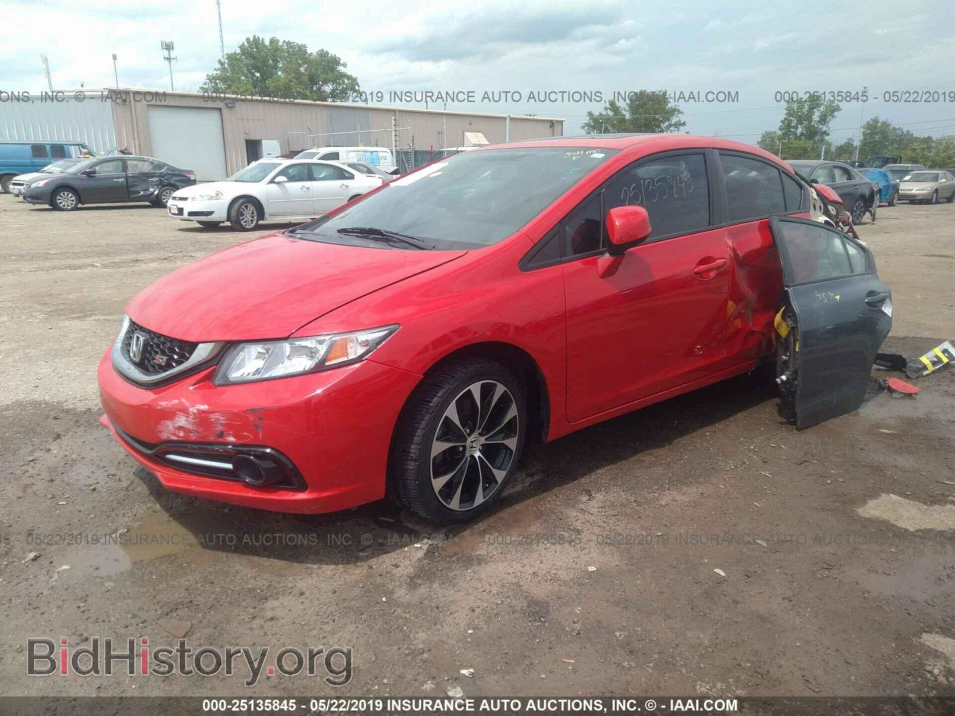 2013 HONDA CIVIC - VIN: 2HGFB6E56DH706355 - Фото 2