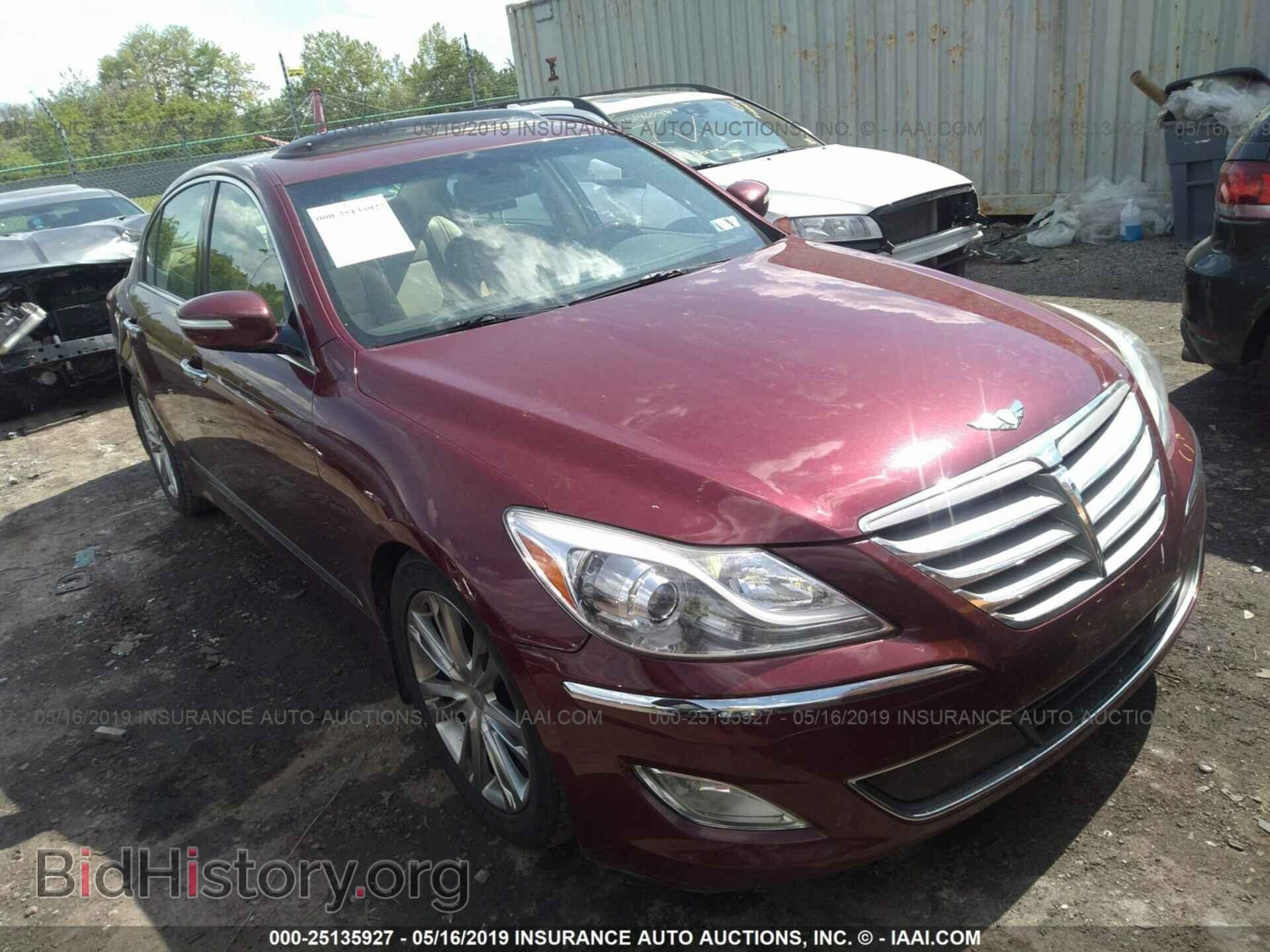 Photo KMHGC4DF4CU211089 - HYUNDAI GENESIS 2012
