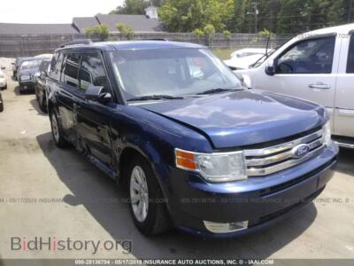 2012 Ford FLEX, синий — VIN 2FMGK5BC1CBD22674, IAAI