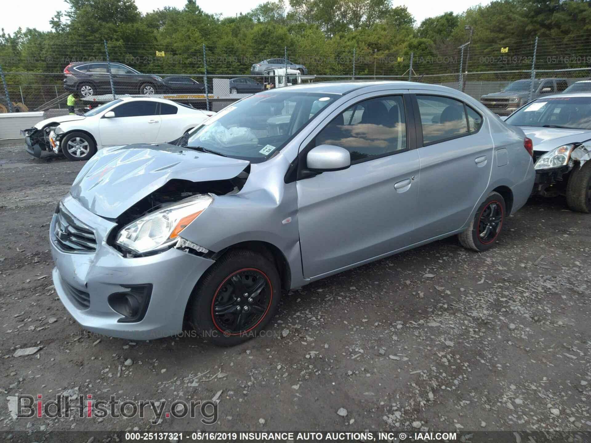 2017 MITSUBISHI MIRAGE - VIN: ML32F3FJ1HHF16685 - Фото 2