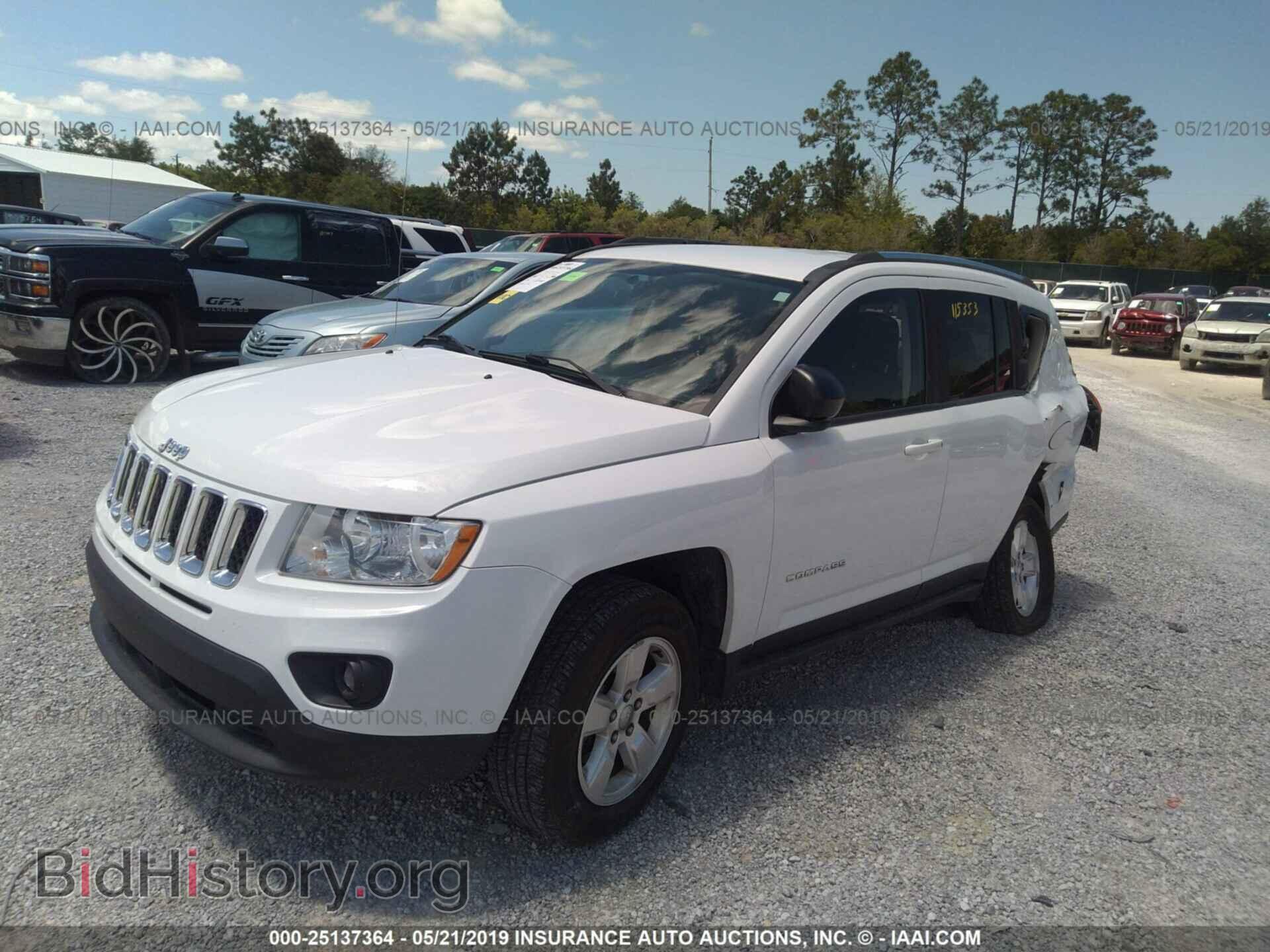 2013 JEEP COMPASS - VIN: 1C4NJCBA3DD125454 - Фото 2