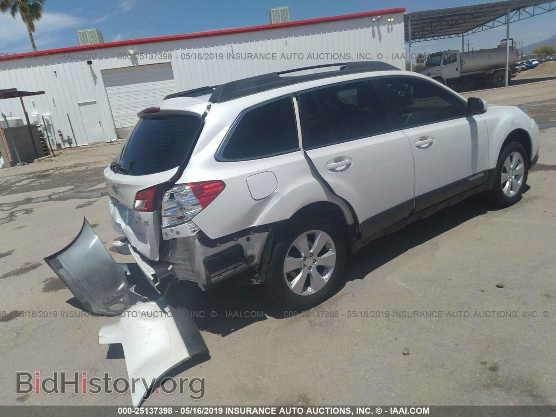 2012 SUBARU OUTBACK - VIN: 4S4BRBAC0C3206355 - Photo 4