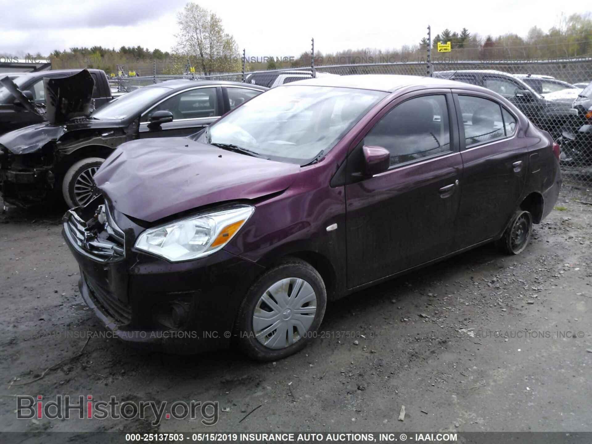 2017 MITSUBISHI MIRAGE - VIN: ML32F3FJ7HHF08672 - Фото 2