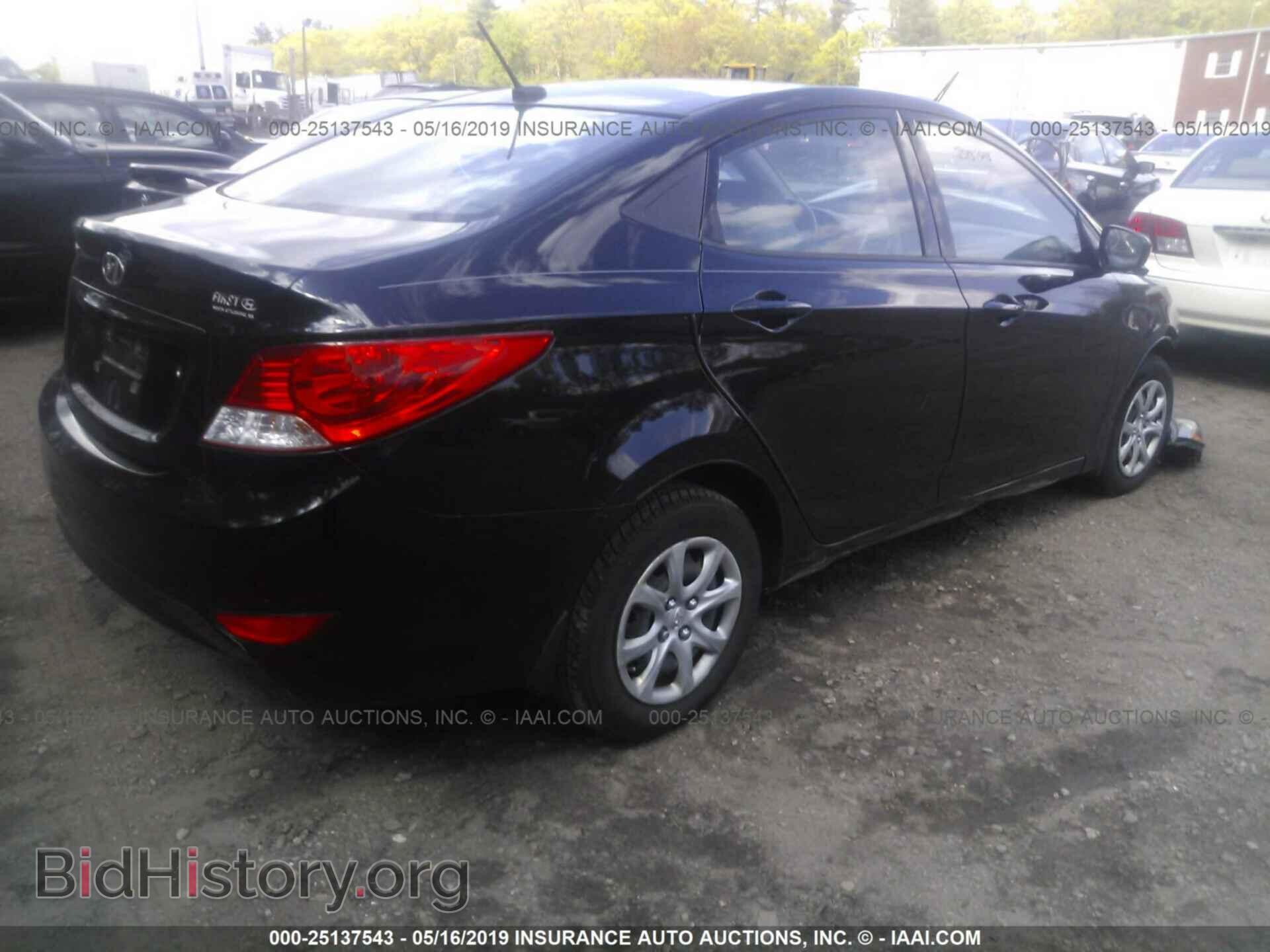 2013 HYUNDAI ACCENT - VIN: KMHCT4AE1DU572274 - Фото 4