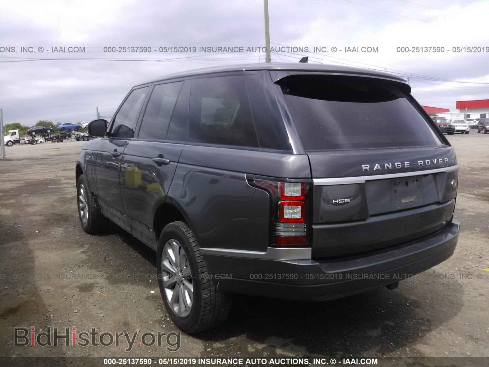 2016 LAND ROVER RANGE ROVER - VIN: SALGS2PF5GA317574 - Фото 3