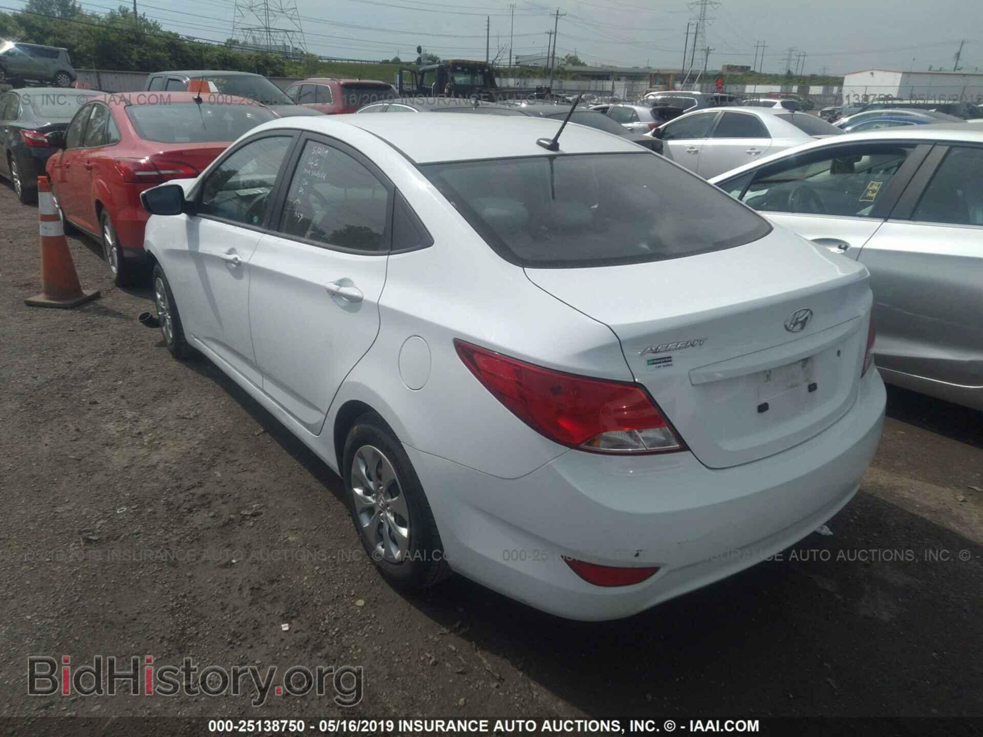 2016 HYUNDAI ACCENT - VIN: KMHCT4AE8GU009730 - Фото 3