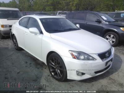 2007 Lexus IS, белый — VIN JTHCK262X72019762, IAAI