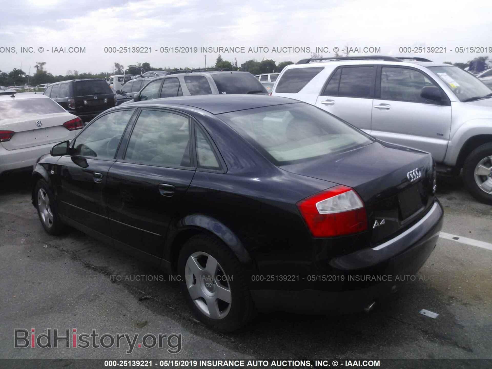 2002 AUDI A4 - VIN: WAULC68E12A312717 - Фото 3