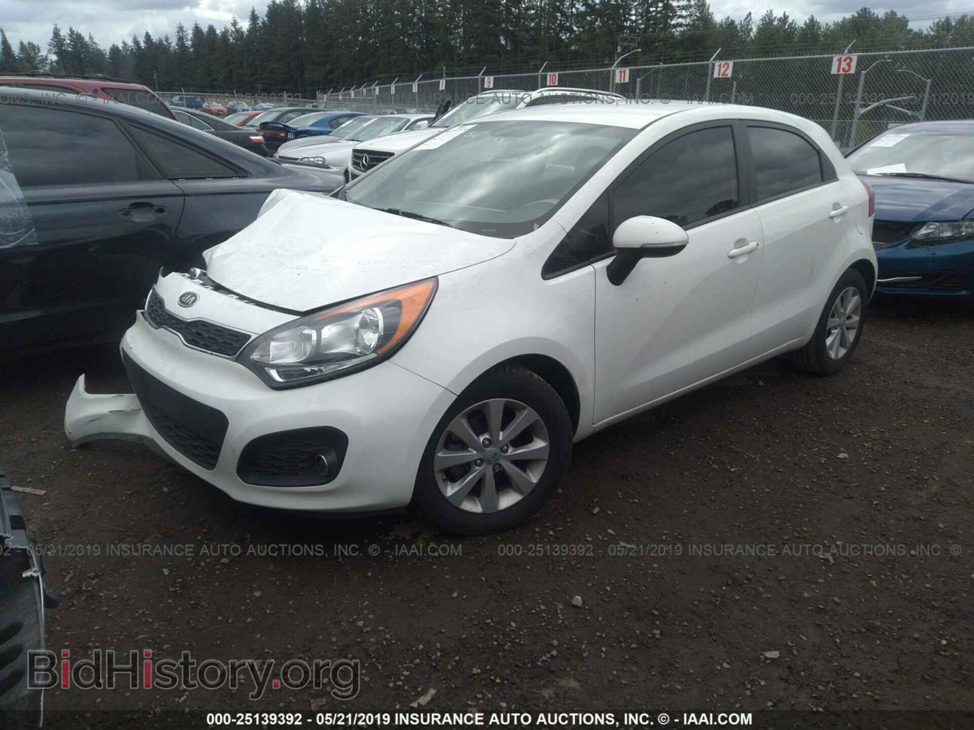 2013 KIA RIO - VIN: KNADN5A33D6103308 - Фото 2