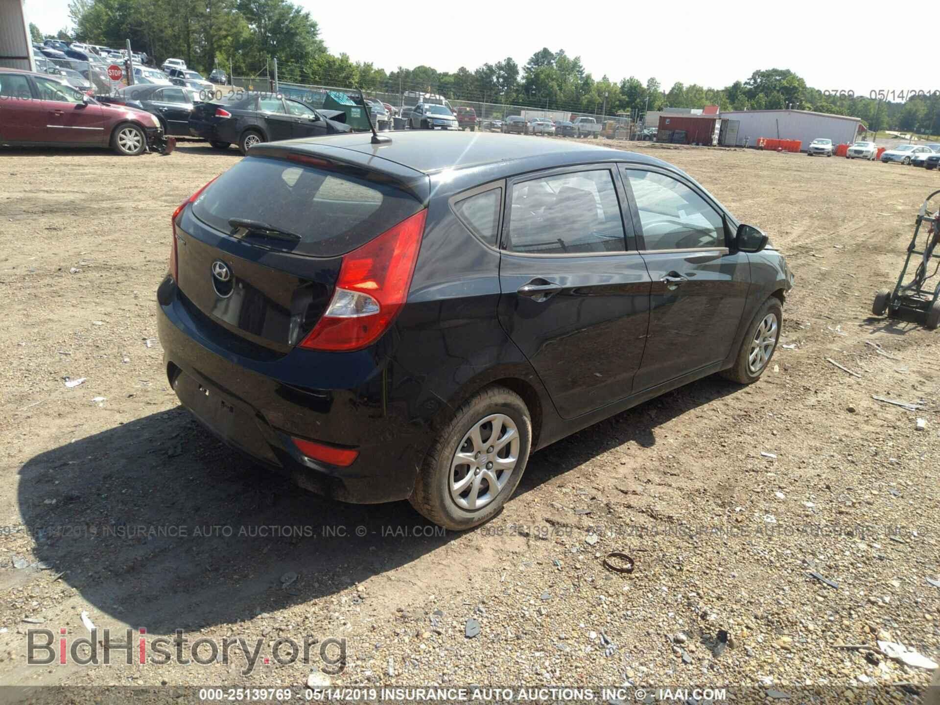 2013 HYUNDAI ACCENT - VIN: KMHCT5AE7DU071637 - Фото 4