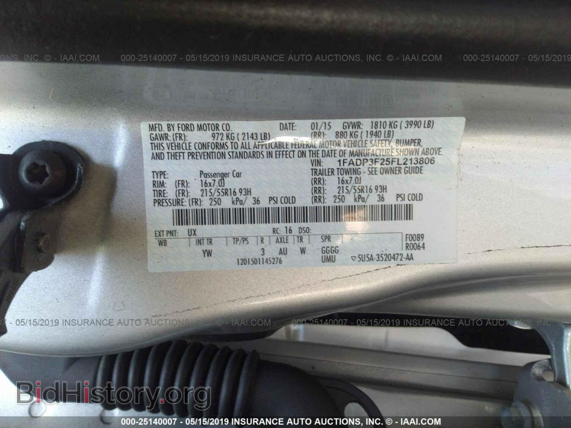 2015 FORD FOCUS - VIN: 1FADP3F25FL213806 - Photo 9