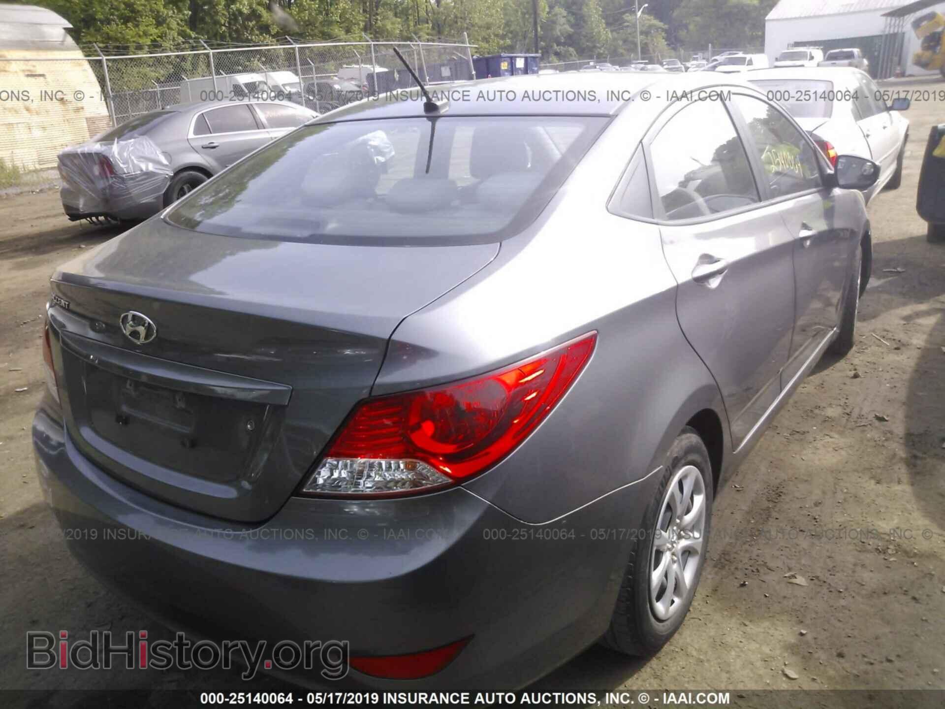 2013 HYUNDAI ACCENT - VIN: KMHCT4AE2DU504114 - Фото 4