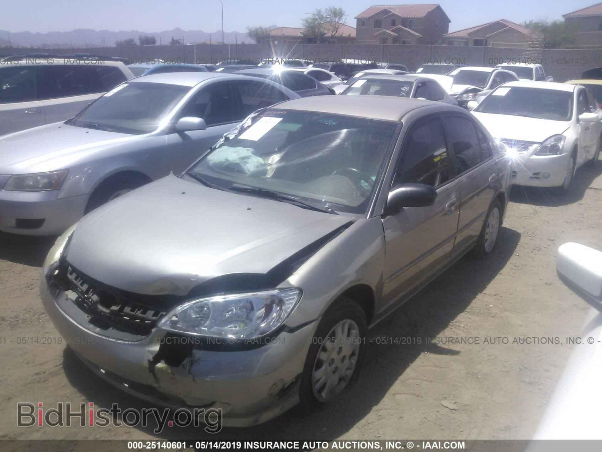 2005 HONDA CIVIC - VIN: 2HGES16535H608933 - Фото 2