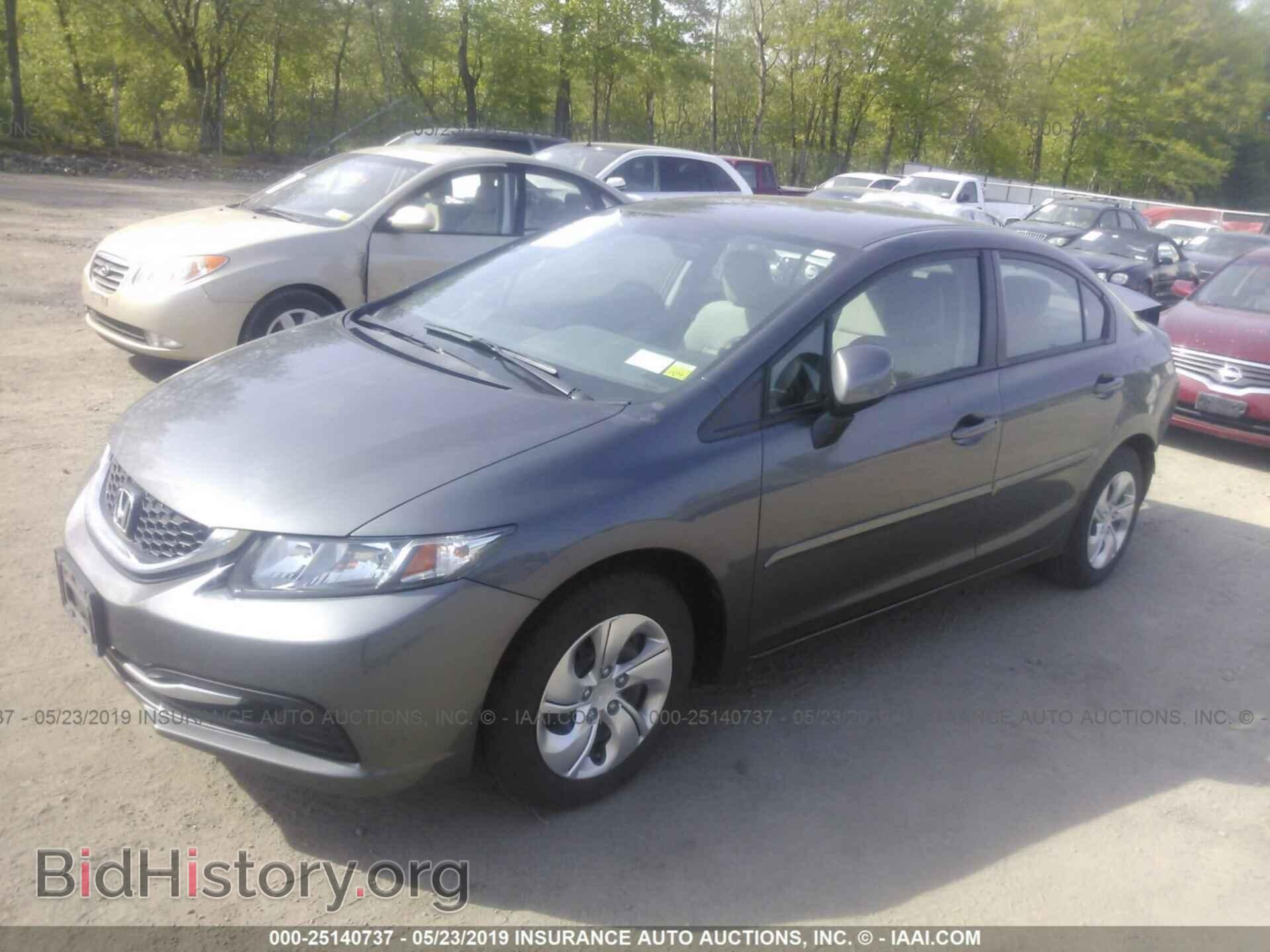 2013 HONDA CIVIC - VIN: 2HGFB2F51DH539510 - Фото 2