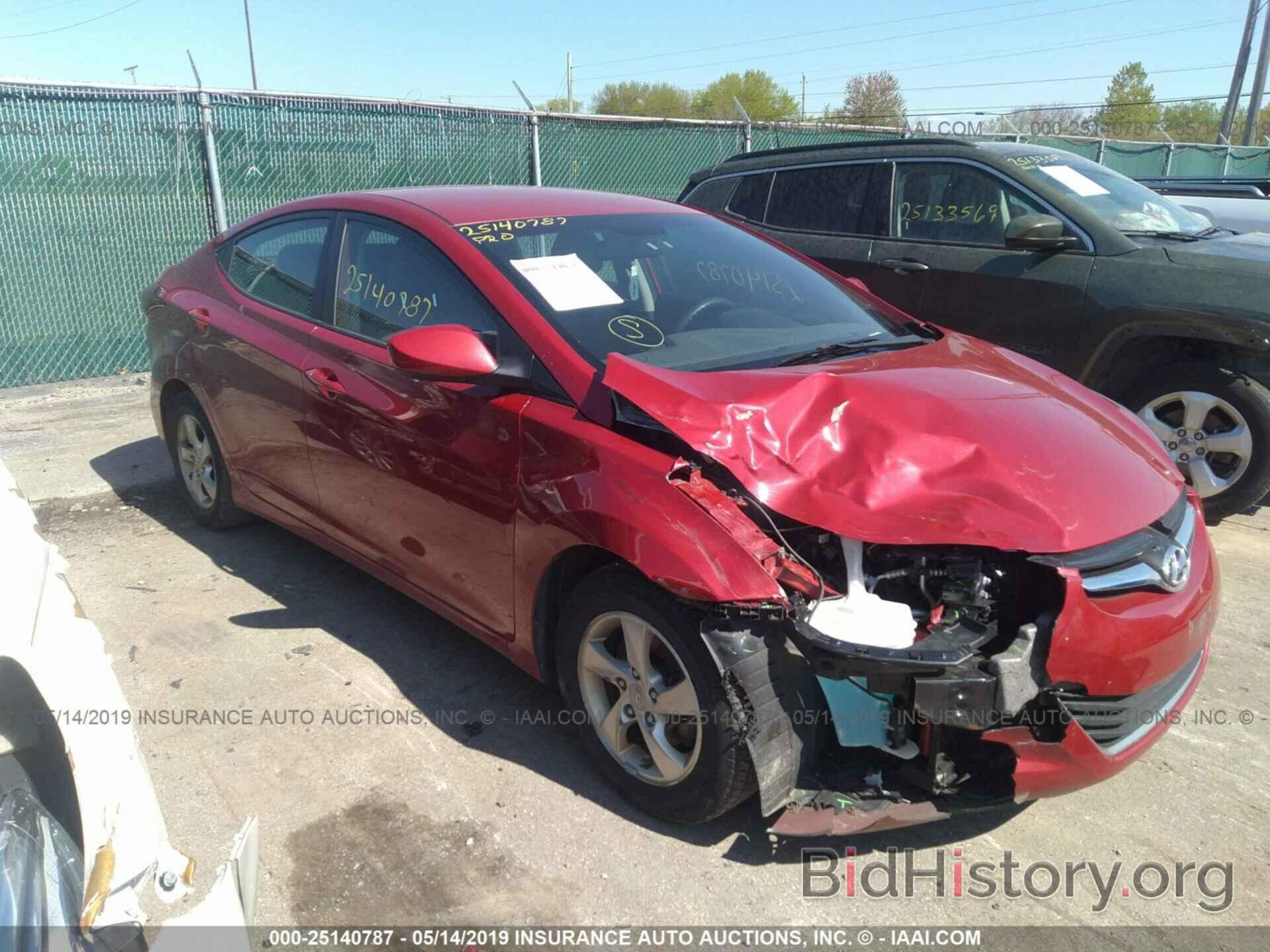 Photo KMHDH4AE1EU195257 - HYUNDAI ELANTRA 2014