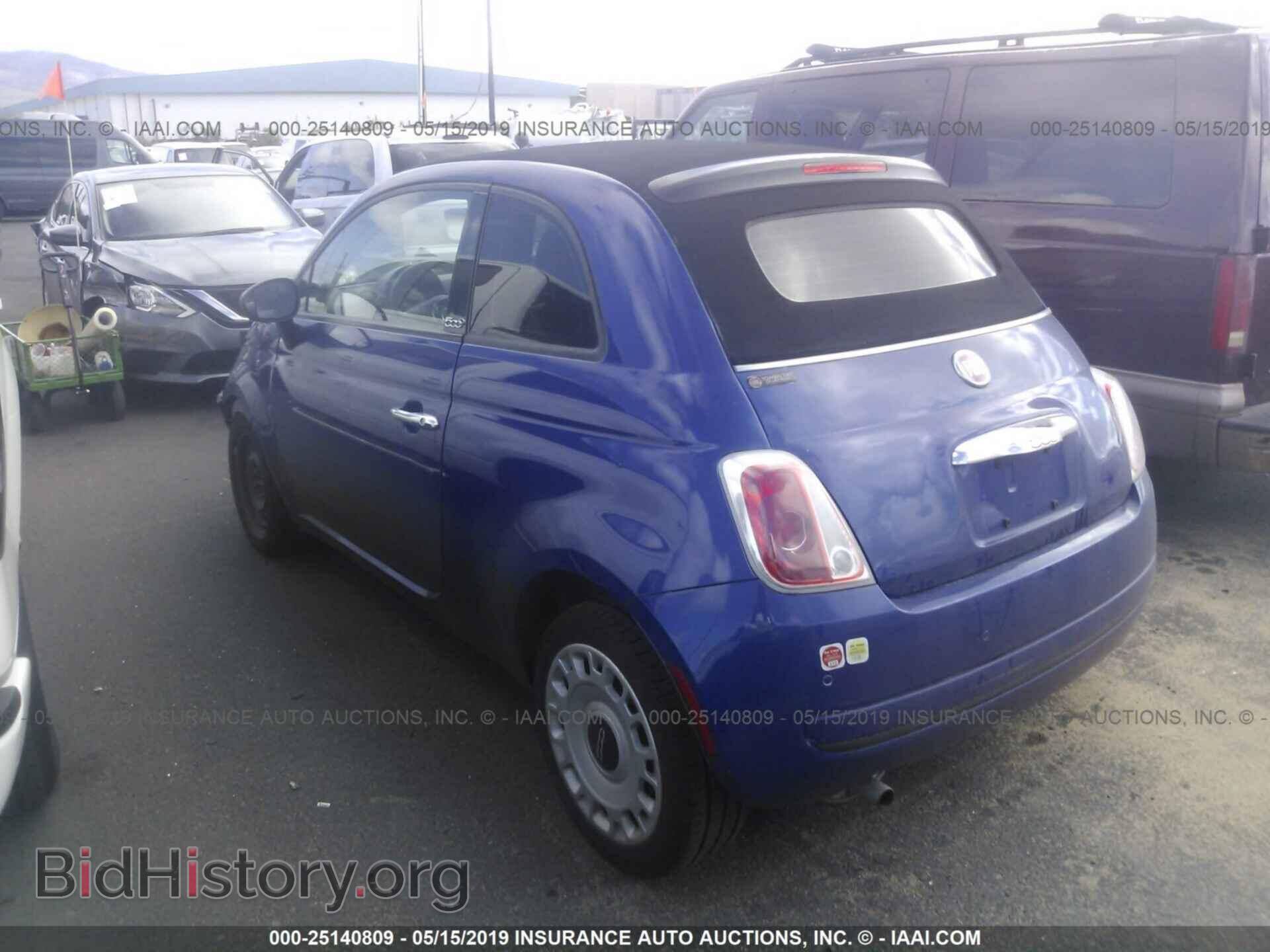 2012 FIAT 500 - VIN: 3C3CFFDR8CT120793 - Фото 3