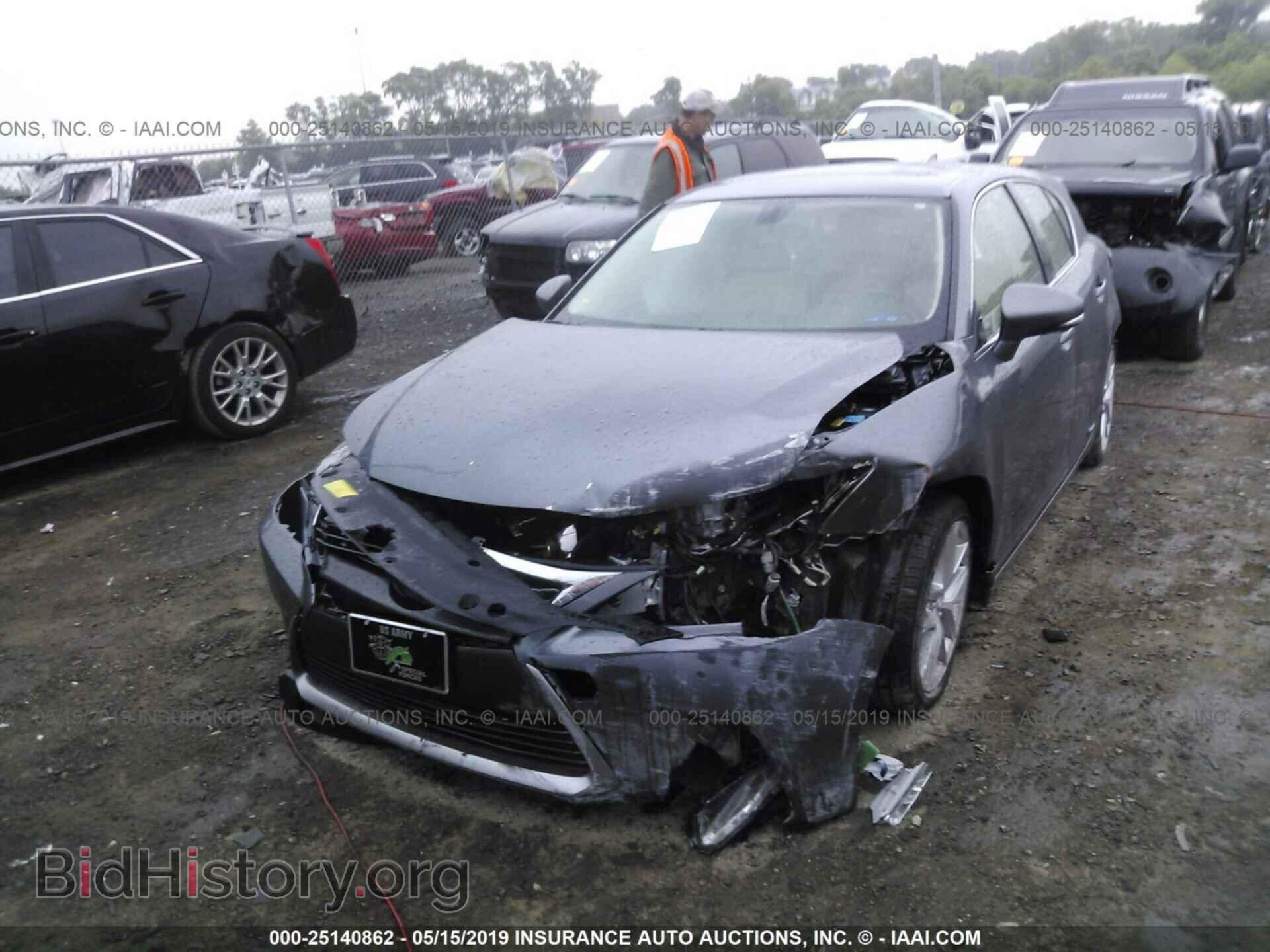 2014 LEXUS CT - VIN: JTHKD5BH7E2177457 - Фото 2