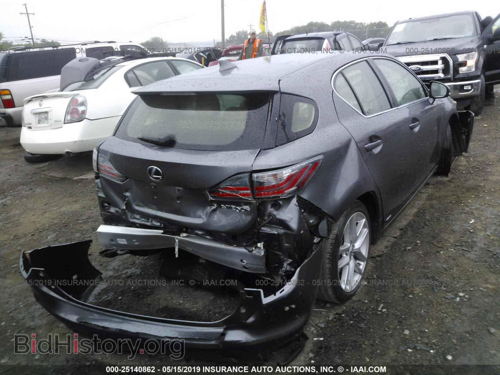 2014 LEXUS CT - VIN: JTHKD5BH7E2177457 - Фото 4