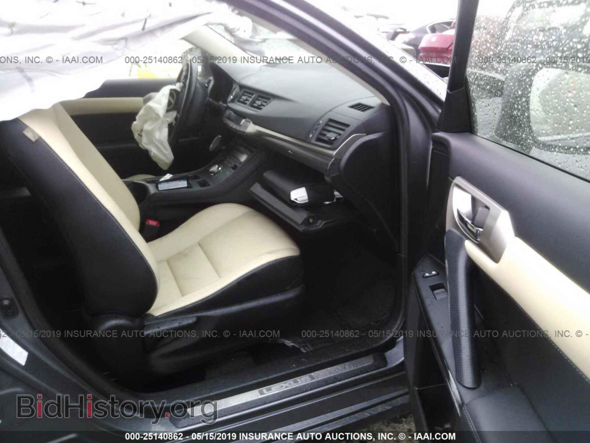 2014 LEXUS CT - VIN: JTHKD5BH7E2177457 - Фото 5