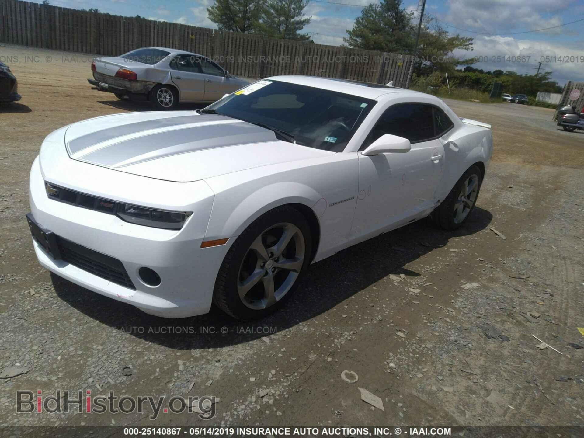 2014 CHEVROLET CAMARO - VIN: 2G1FB1E39E9165239 - Фото 2