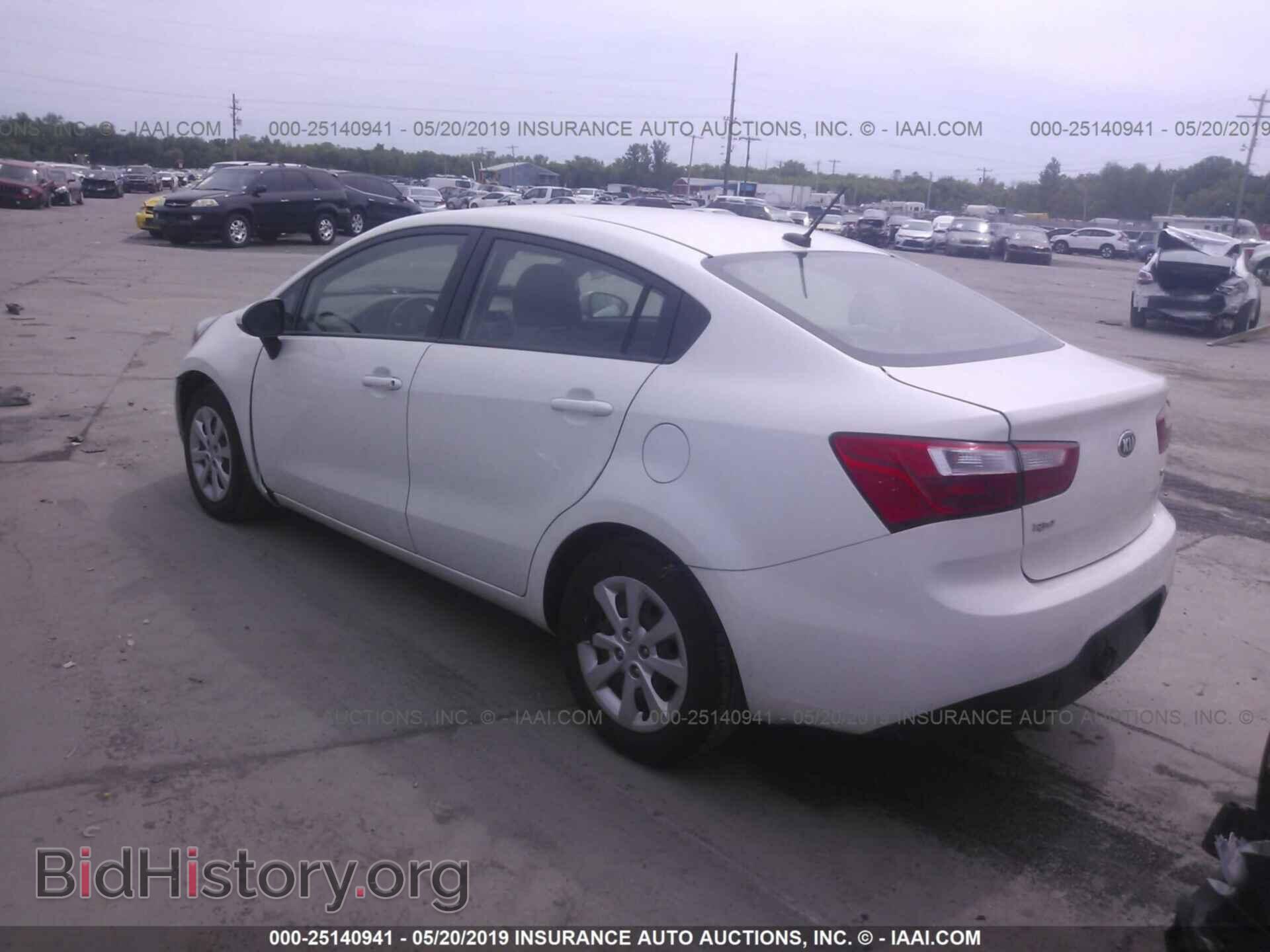 2014 KIA RIO - VIN: KNADM4A35E6351025 - Фото 3
