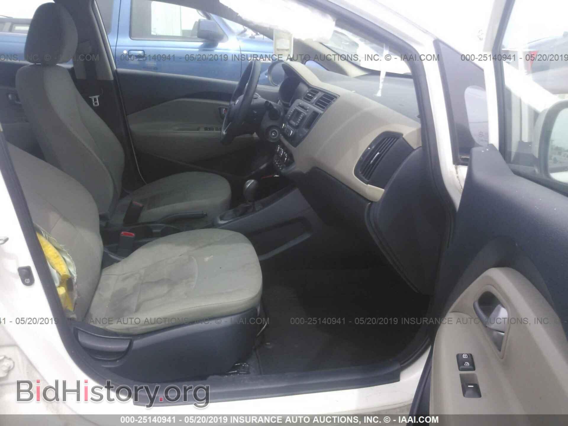 2014 KIA RIO - VIN: KNADM4A35E6351025 - Фото 5