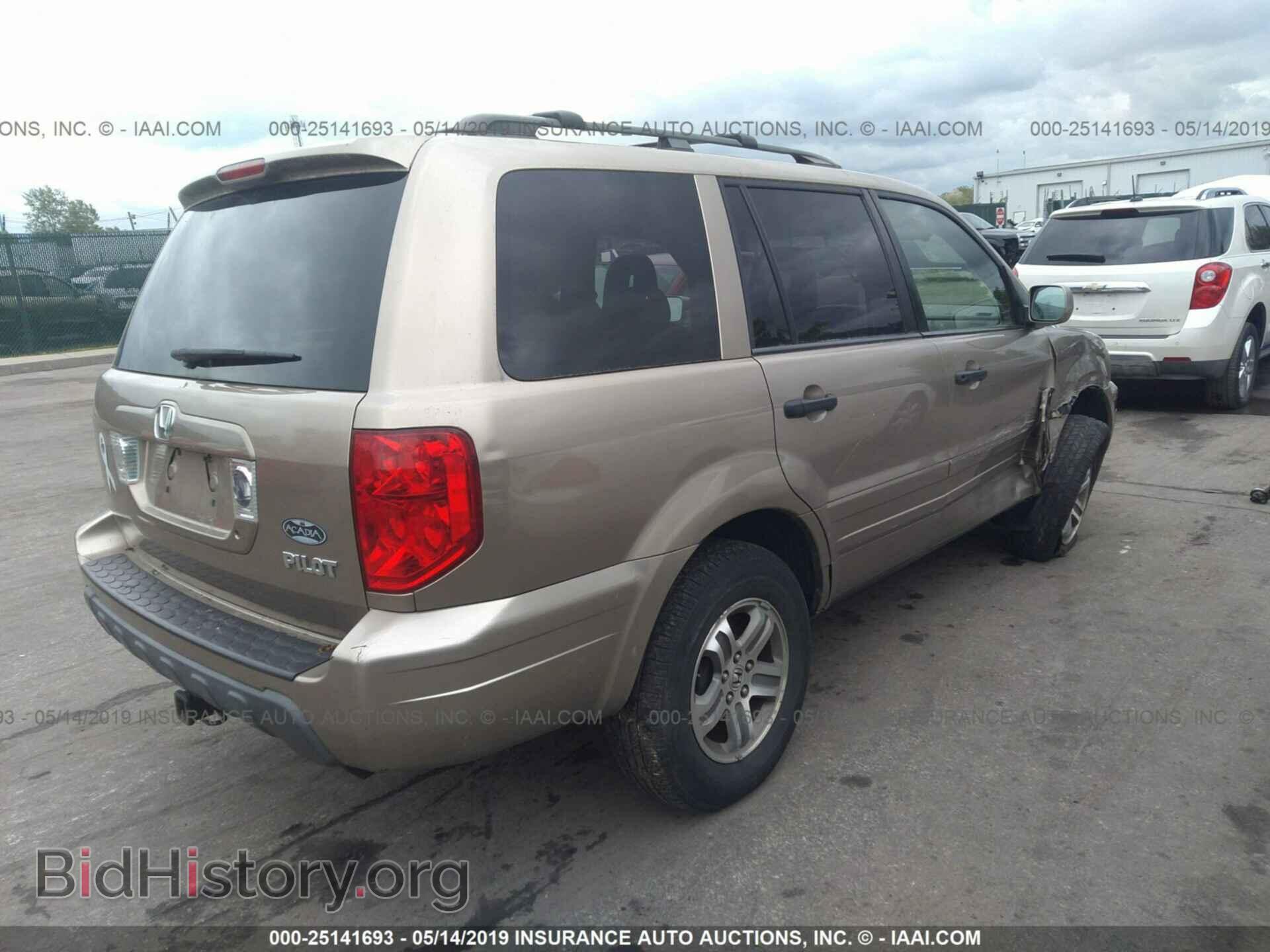 2005 HONDA PILOT - VIN: 2HKYF18775H552517 - Фото 4