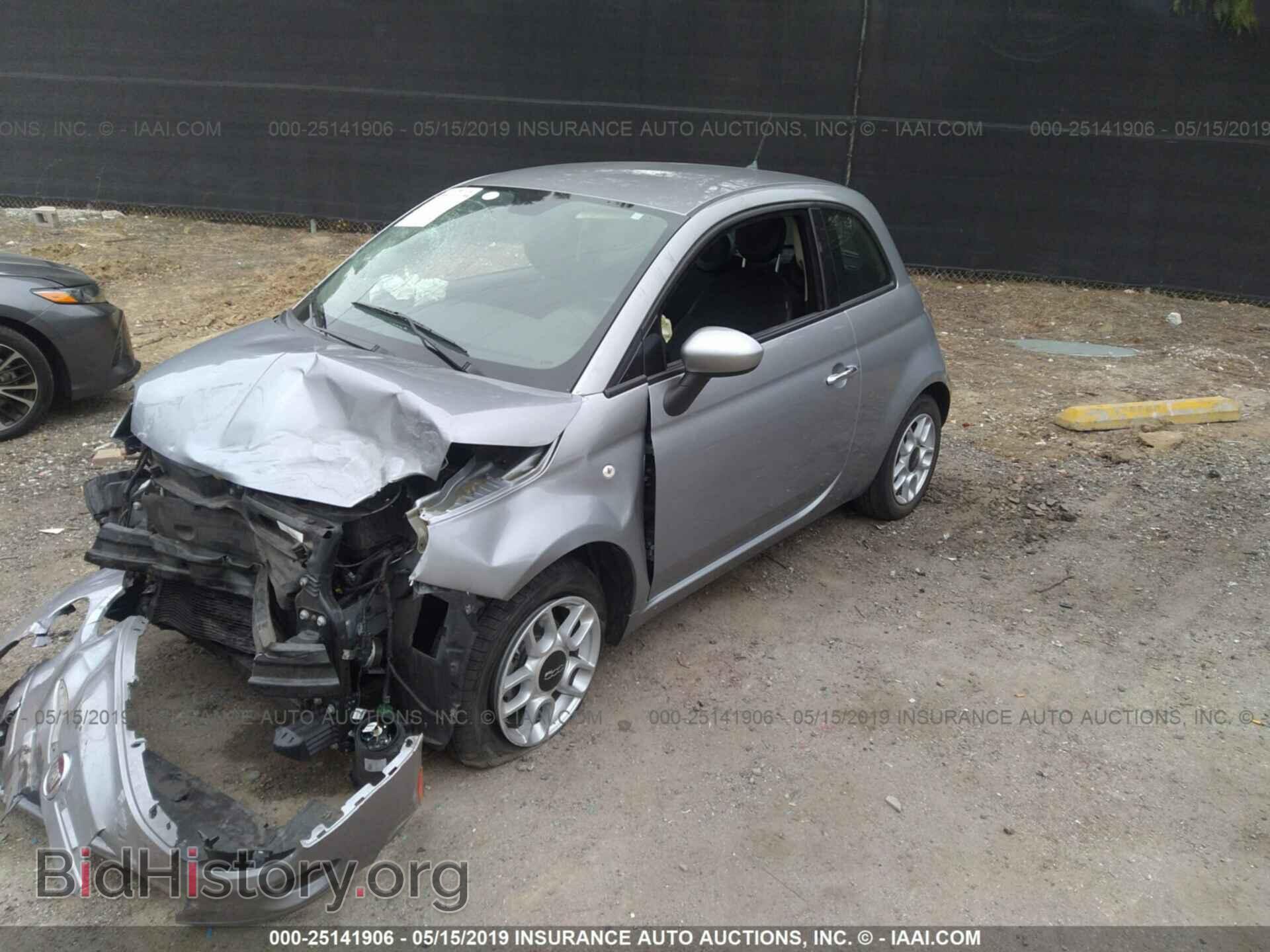 2015 FIAT 500 - VIN: 3C3CFFAR3FT678155 - Фото 2