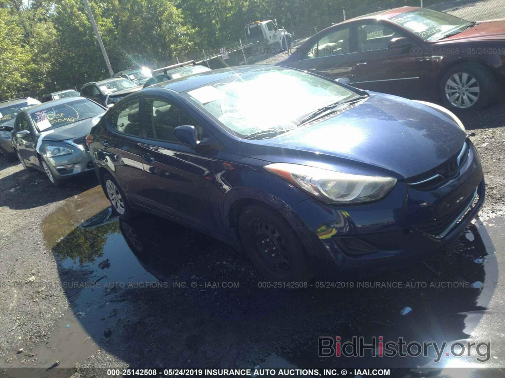 Photo 5NPDH4AE5BH027938 - HYUNDAI ELANTRA 2011