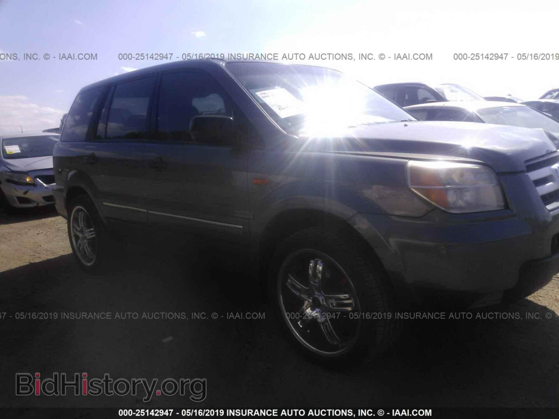 Фотография 5FNYF28147B007121 - HONDA PILOT 2007