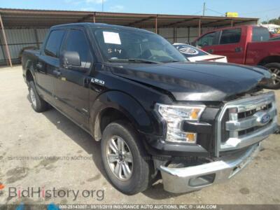 2016 Ford F150, черный — VIN 1FTEW1CP4GKF45152, IAAI