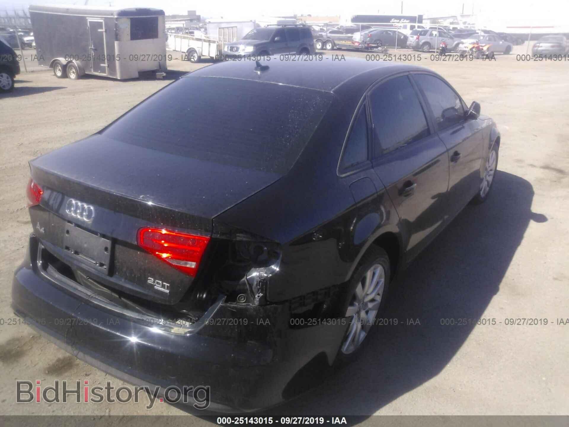 2014 AUDI A4 - VIN: WAUDFAFL5EN005273 - Photo 4