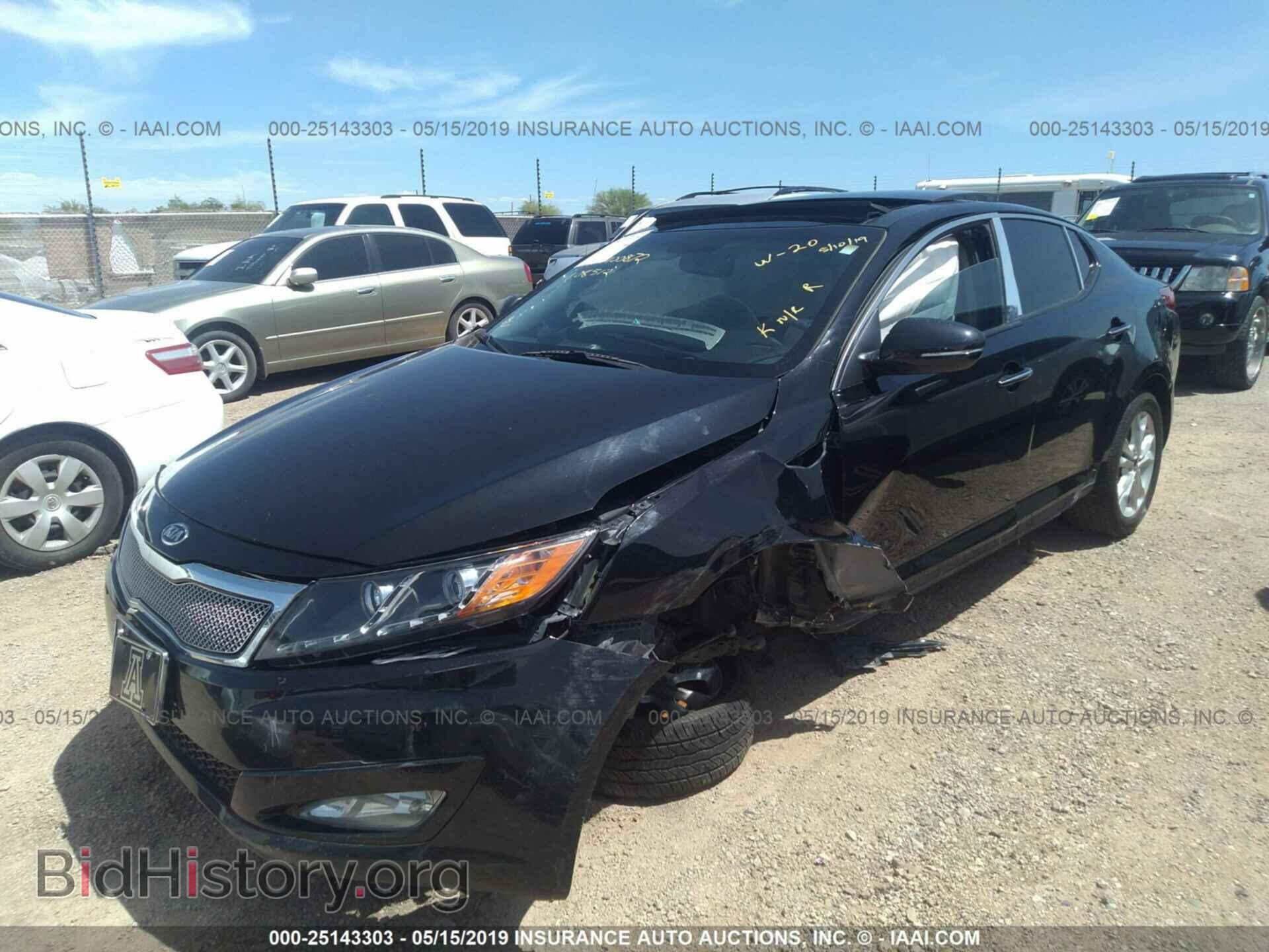 2011 KIA OPTIMA - VIN: KNAGN4A72B5098504 - Фото 2