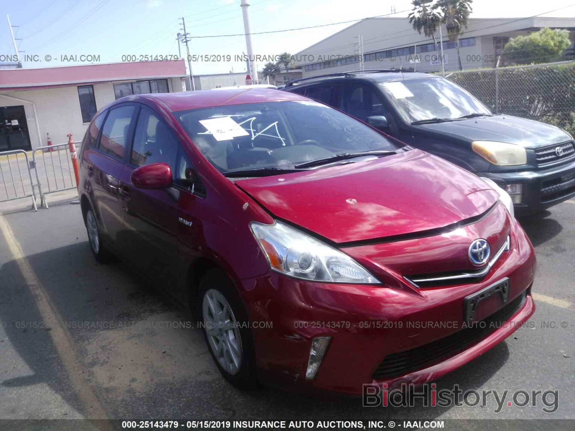 Photo JTDZN3EU0C3173980 - TOYOTA PRIUS V 2012