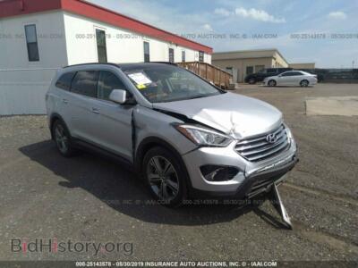 2014 Hyundai SANTA FE Limited, серебристый — VIN KM8SR4HF5EU085671, IAAI